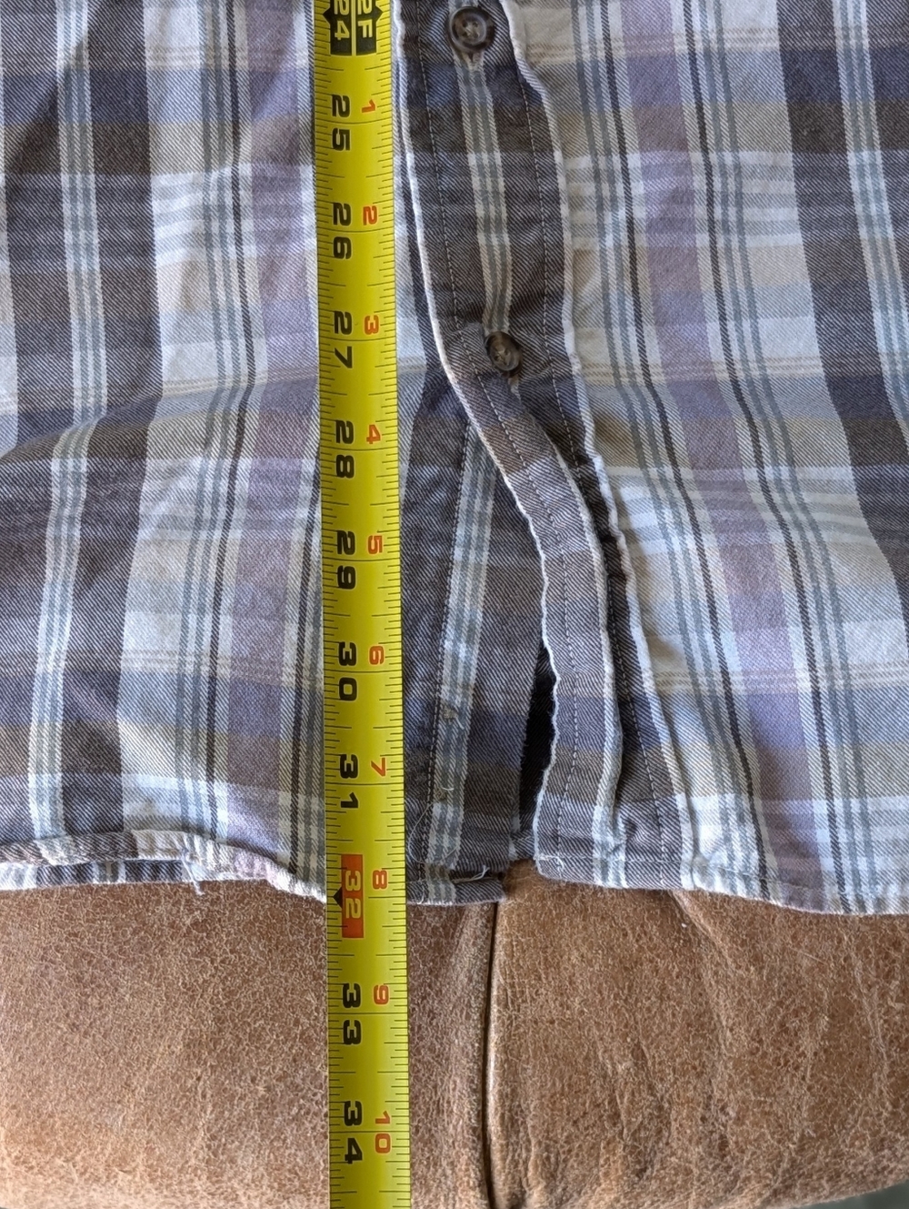 Viyella Vintage Canada Cotton Wool Plaid Button Down Long Sleeve Shirt Size XL - Picture 6 of 8